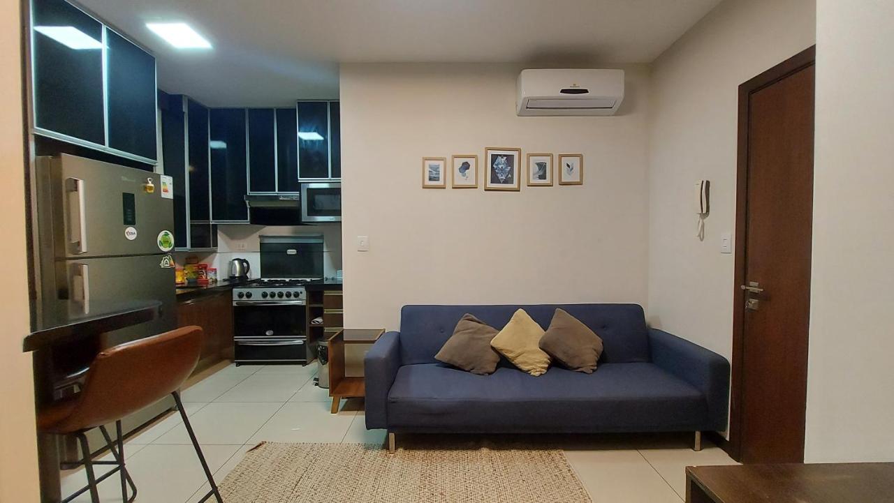 Hermoso Y Unico Apartamento Moderno, En Pleno Centro De Santa Cruz, Con Netflix Wi-Fi De 60 Mb, Estacionamiento Gratis Y Ac En Todos Los Ambientes 圣克鲁斯 外观 照片
