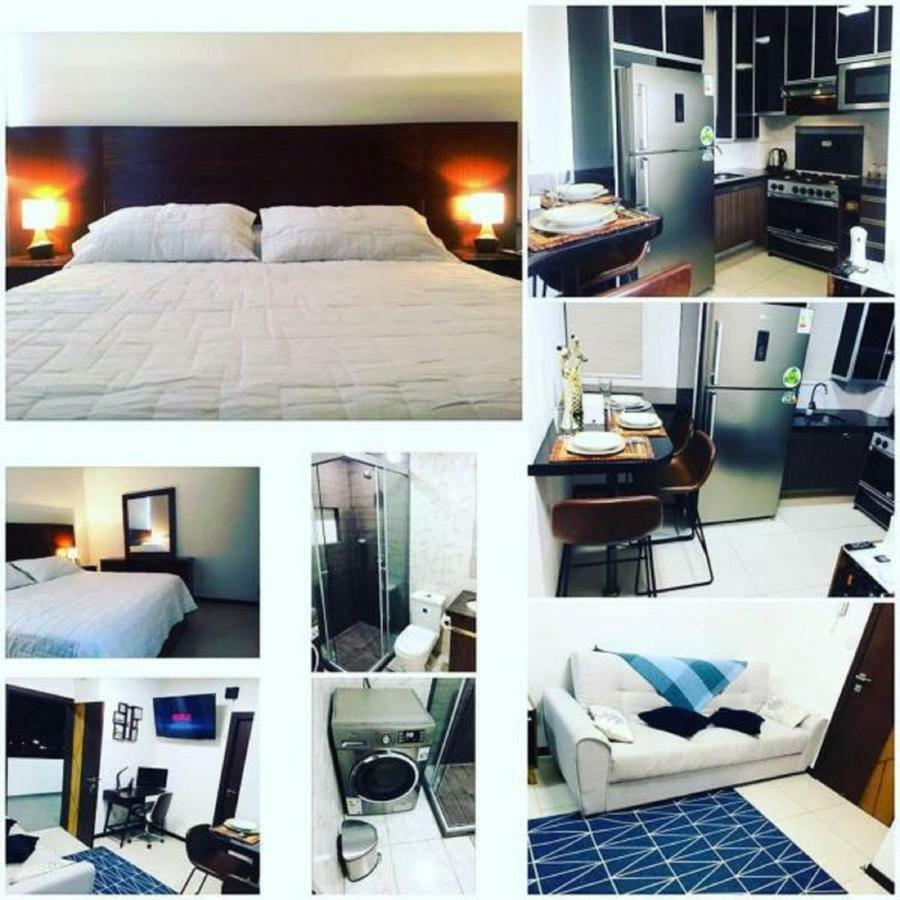 Hermoso Y Unico Apartamento Moderno, En Pleno Centro De Santa Cruz, Con Netflix Wi-Fi De 60 Mb, Estacionamiento Gratis Y Ac En Todos Los Ambientes 圣克鲁斯 外观 照片